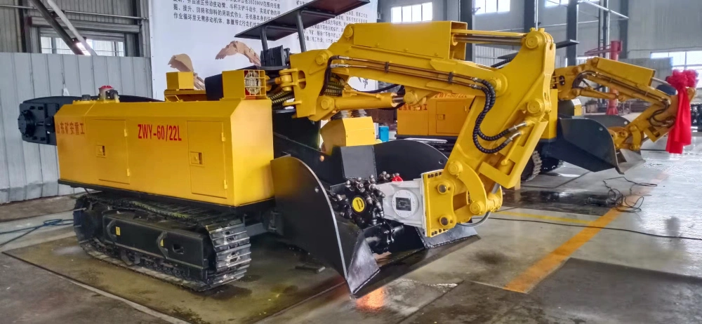 High Quality Rare-Earth Ore Drill Machine Crawler Mucking Loader with Milling Head.